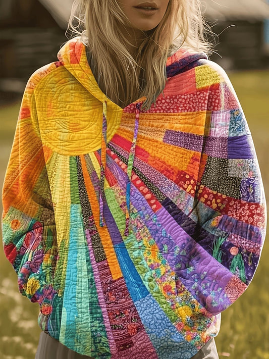 Women's All-Over Print Pullover Hoodie